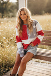 Mineral Washed Americana Flag Sweatshirt
