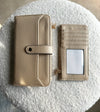 Macy Snap Wallet + Removable Cardholder: Parchment