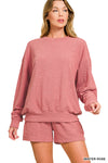 Slub Lounge Set | Winter Rose