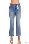 Cropped Straight Leg Jeans