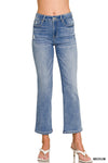 Cropped Straight Leg Jeans
