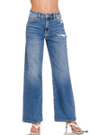 High Waist Straight Leg Jeans