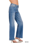 High Waist Straight Leg Jeans