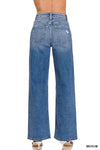 High Waist Straight Leg Jeans