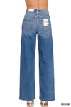 High Waist Straight Leg Jeans