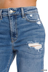 High Waist Straight Leg Jeans
