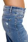 High Waist Straight Leg Jeans