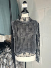 Long Sleeve Floral Mesh Lace Top