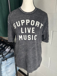  SUPPORT LIVE MUSIC Graphic Shirt