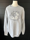 Ash Grey Bulldog Sweatshirt