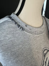 Ash Grey Bulldog Sweatshirt