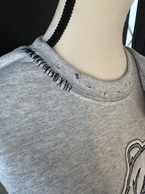 Ash Grey Bulldog Sweatshirt