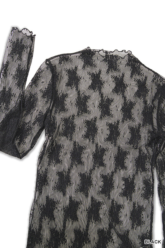 Long Sleeve Lace Top