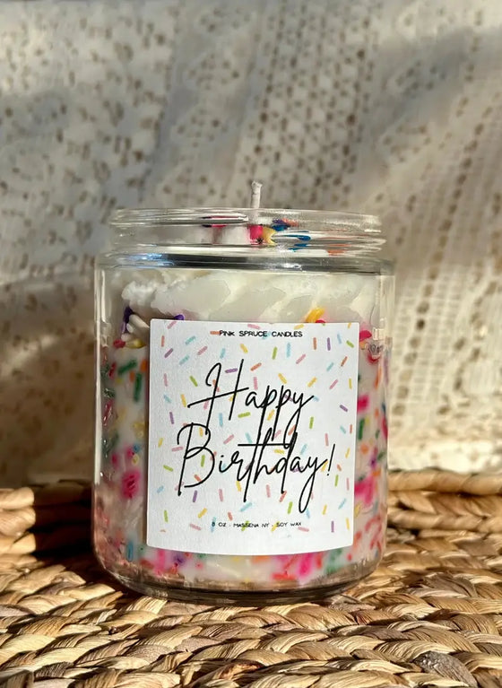 Sprinkle Birthday Candle