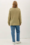 Basic Round Neck Boyfriend Fit Sweater | Plus