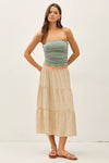Jersey Crop Tube Top