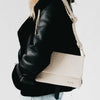Wrenlee Woven Flap Crossbody | Cream