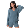 New Moon Blue Baja Pullover Hoodie