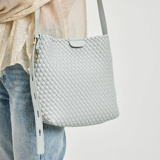 Isadora Bucket Bag: Ice Blue