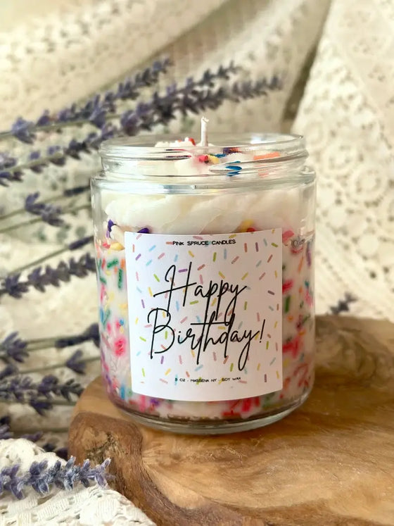 Sprinkle Birthday Candle