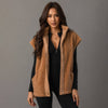 Camel Fleece Vest | Panache