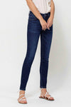 High Rise Ankle Skinny Jeans