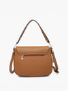 Monet Crossbody Messenger Bag: Brown