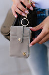 Ava Keychain Wallet: Summit Grey