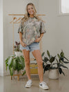 Dolly Parton Signature Script Licensed Camo Tee