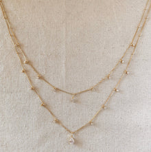  Layered Necklace: Clear