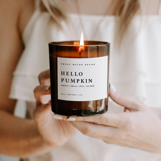 Hello Pumpkin 11 oz Soy Candle