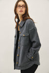 UTILITY BOXY FIT WOOLEN SHACKET