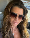 Memphis Sunglasses: Brown/Gold