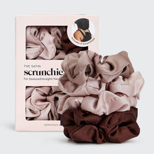  Satin Sleep Scrunchies - 5 pc