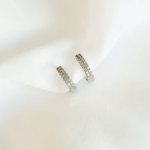  Sparkle Pave Huggie Hoops Earrings