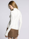 MARISOL LONG SLEEVE: BLANC + TAUPE