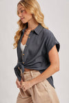 Lexie Button Up | Ash