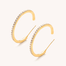  Sutton Crystal Hoop Earrings