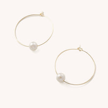  Freshwater Pearl Hoop Earrings