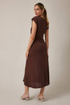FRONT TWIST MAXI DRESS