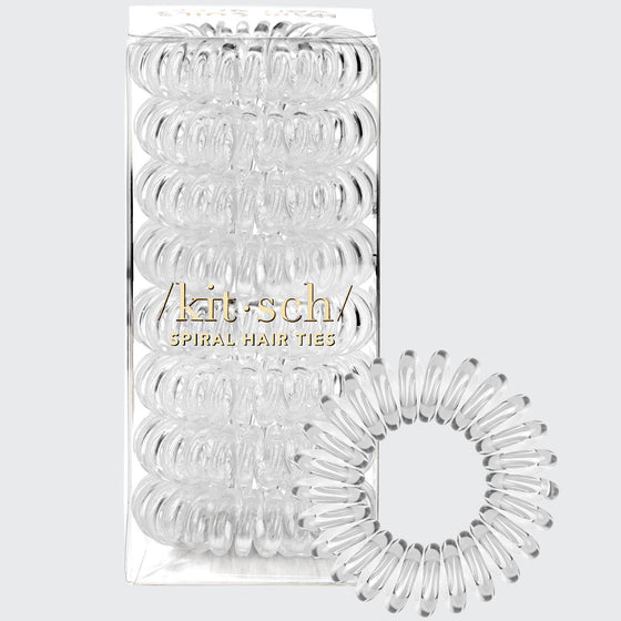 Spiral Hair Ties - Clear