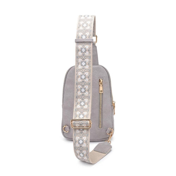 Zuri Sling Backpack: Grey