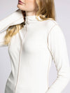 MARISOL LONG SLEEVE: BLANC + TAUPE