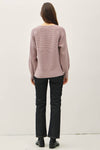 IRIS HORIZONTAL RIBBED SWEATER