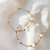 Saltwater Pearl Statement Hoops