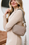 Taupe Willow Crossbody Bag