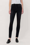 Black High Rise Super Soft Ankle Skinny Jeans