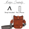 Robyn Crossbody Phonecase Concert Sling Bag: Cream