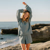 New Moon Blue Baja Pullover Hoodie