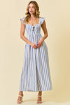 Stripe Wide Leg Jumpsuit